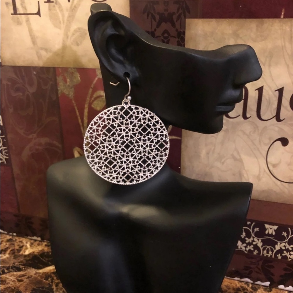 Silver Filagree Earrings